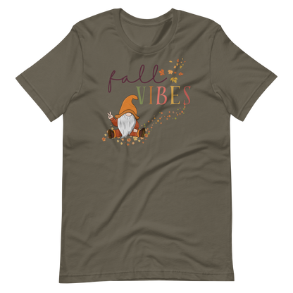 Fall Color Vibes Gnome | Unisex t-shirt