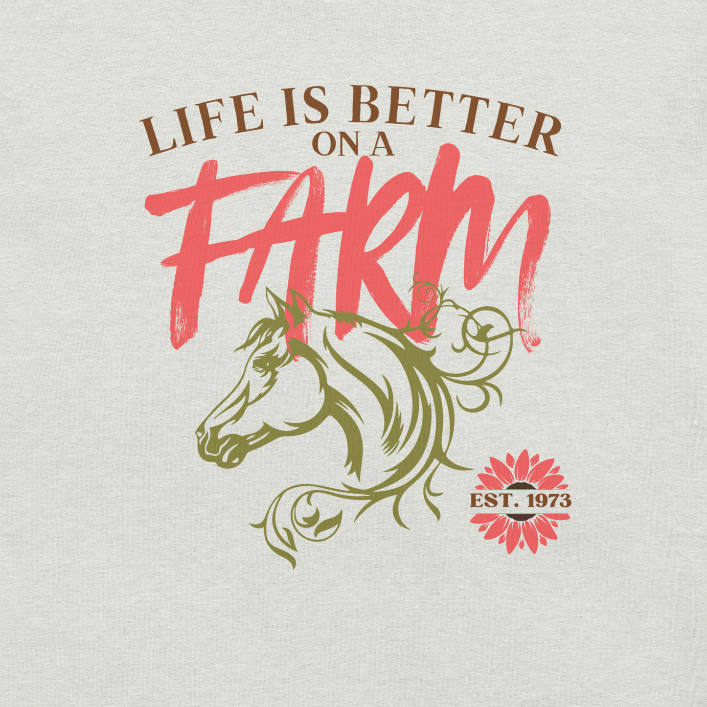 Country Girl Life is Better on a Farm Horse shirt | Unisex t-shirt