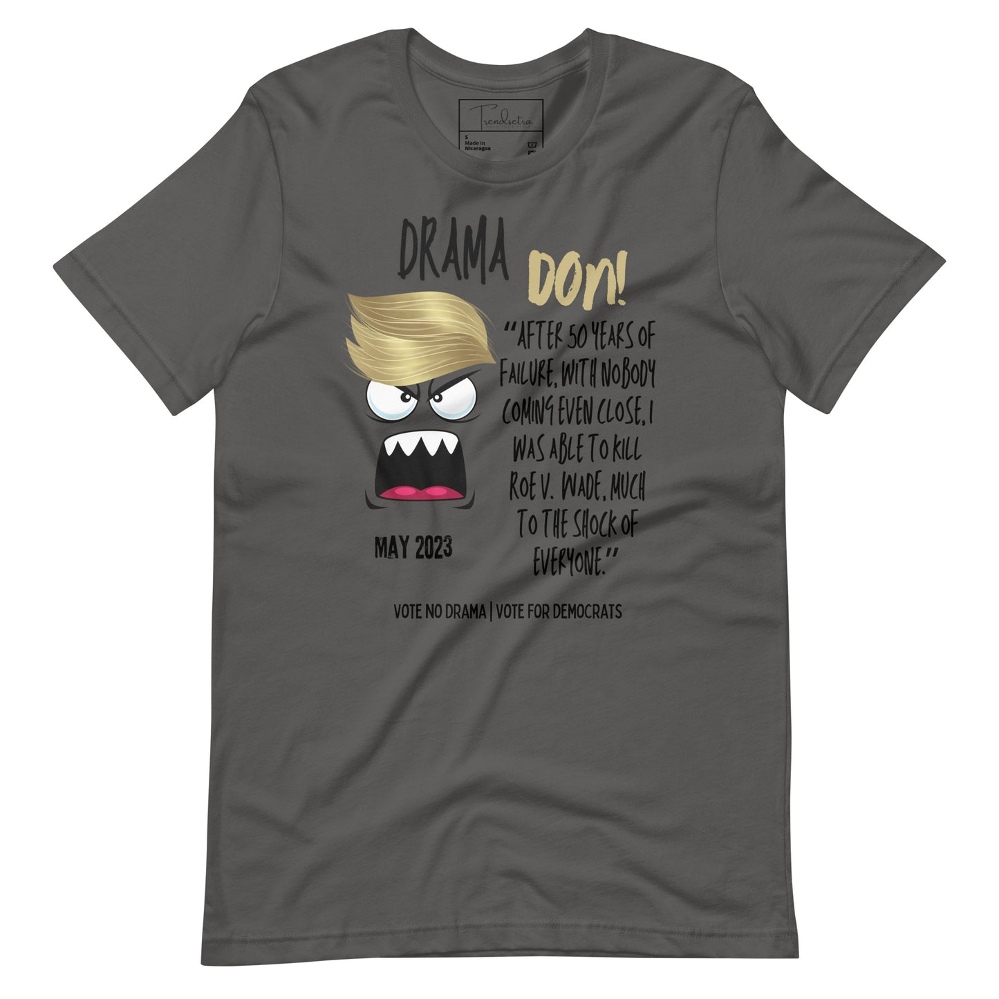 Drama Don Destroyed Roe Shirt | Unisex T-Shirt Asphalt