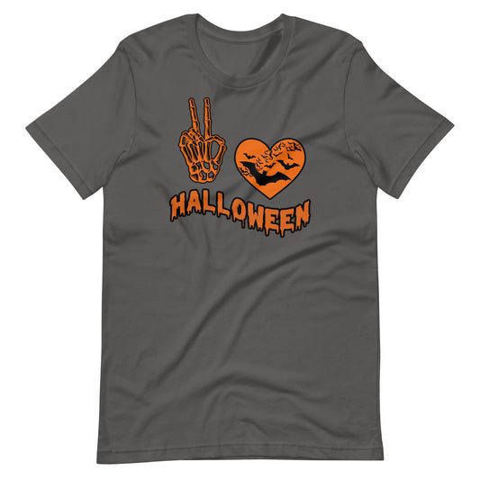 Halloween Shirt, Peace Love Halloween | Unisex t-shirt