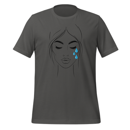 Elegant Girl Embracing Emotion | Unisex T-shirt