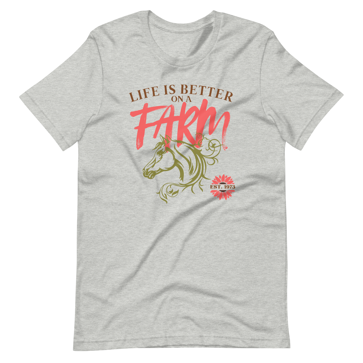 Country Girl Life is Better on a Farm Horse shirt | Unisex t-shirt