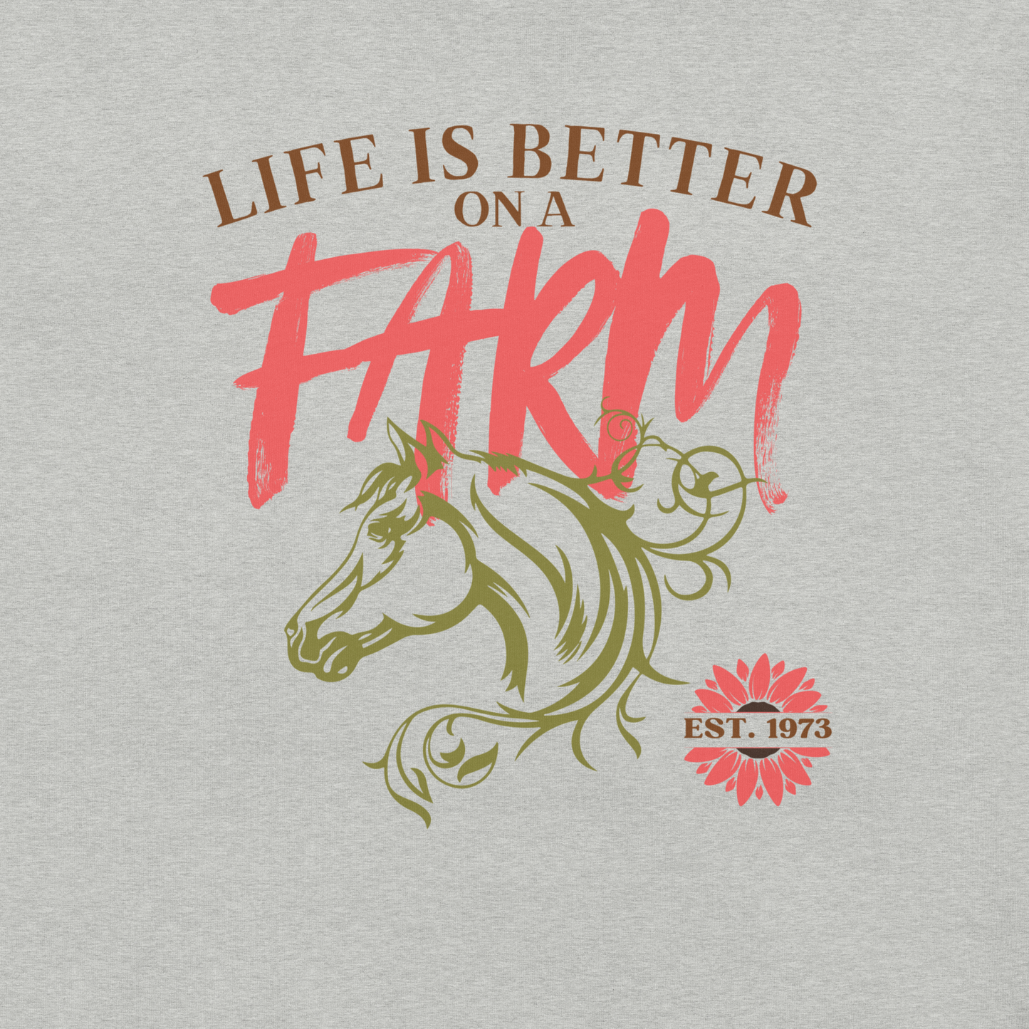 Country Girl Life is Better on a Farm Horse shirt | Unisex t-shirt