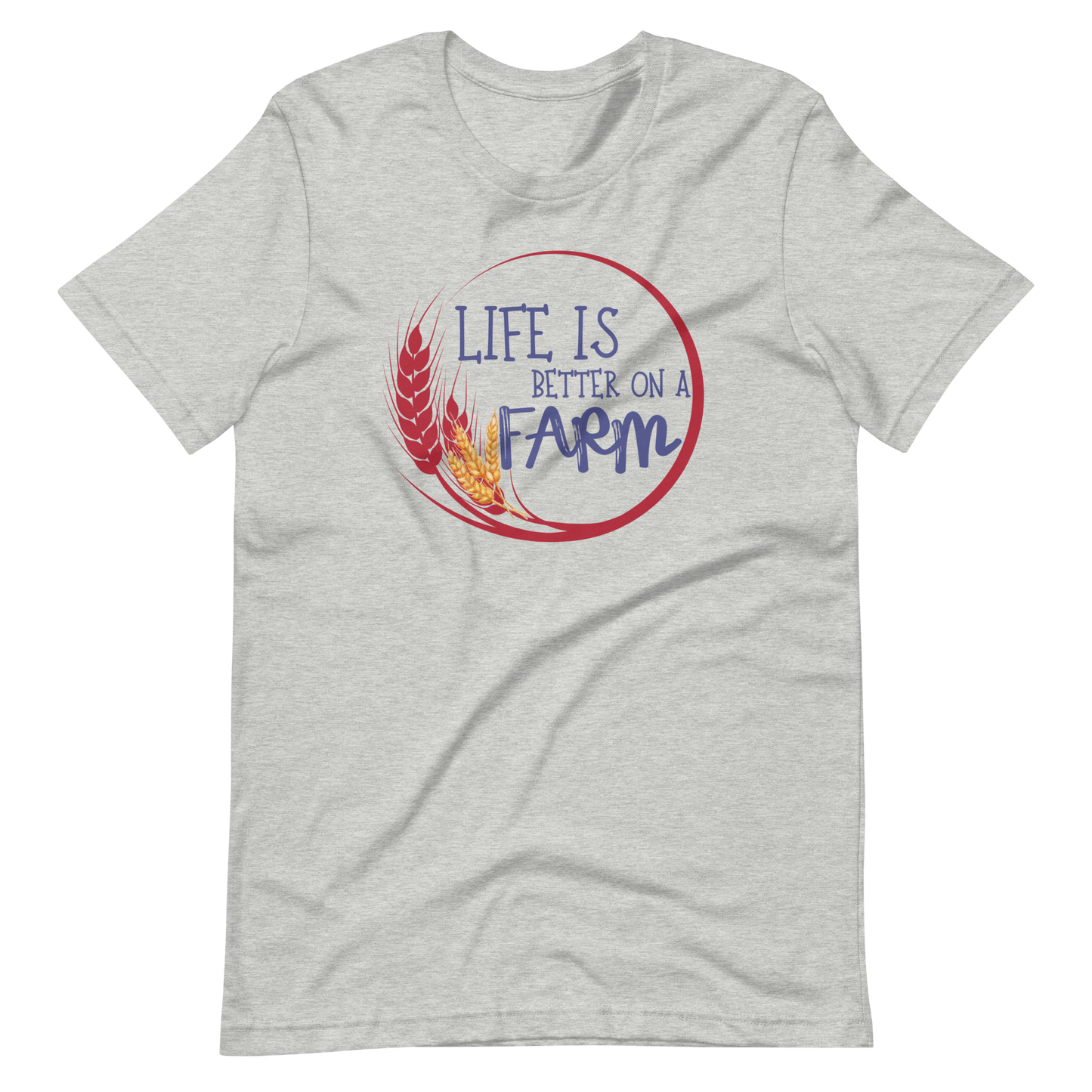 Life on a farm, farm lovers! Unisex t-shirt