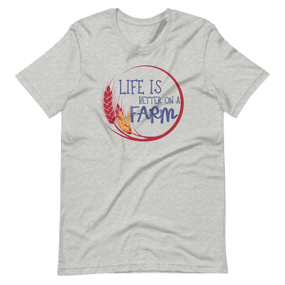 Life on a farm, farm lovers! Unisex t-shirt