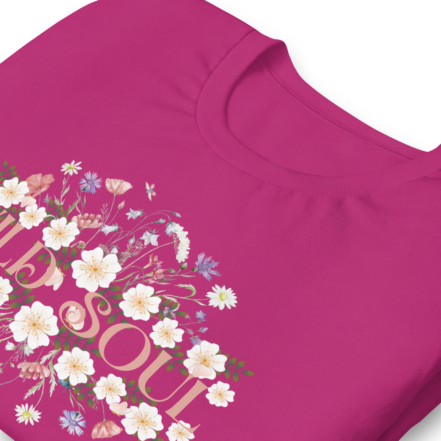 Floral Print Tee for Free Spirits and Wild Souls | Unisex t-shirt