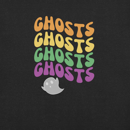 Halloween Ghost Colorful Wave | Unisex t-shirt