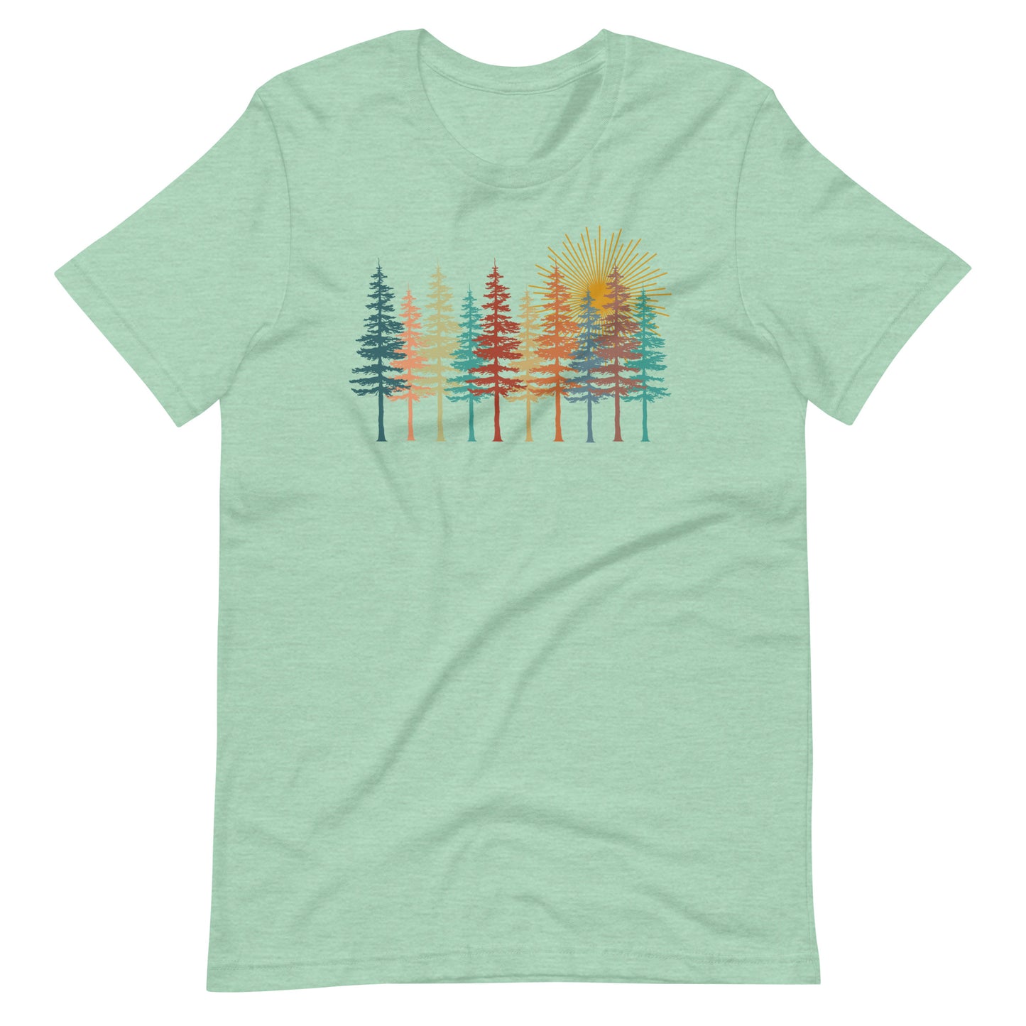 Outdoor Nature Fall Trees Scene Shirt | Unisex t-shirt