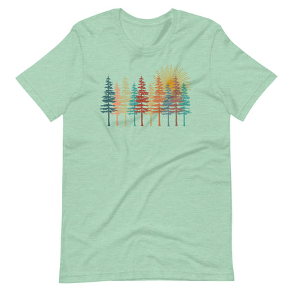 Outdoor Nature Fall Trees Scene Shirt | Unisex t-shirt