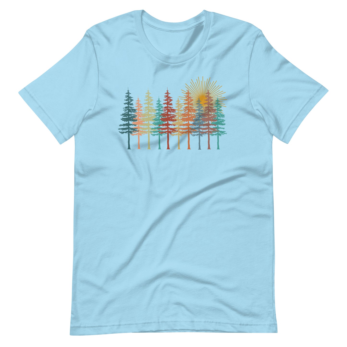 Outdoor Nature Fall Trees Scene Shirt | Unisex t-shirt