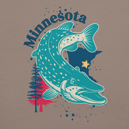 Minnesota Shirt, Lucky Fishing Shirt | Unisex t-shirt