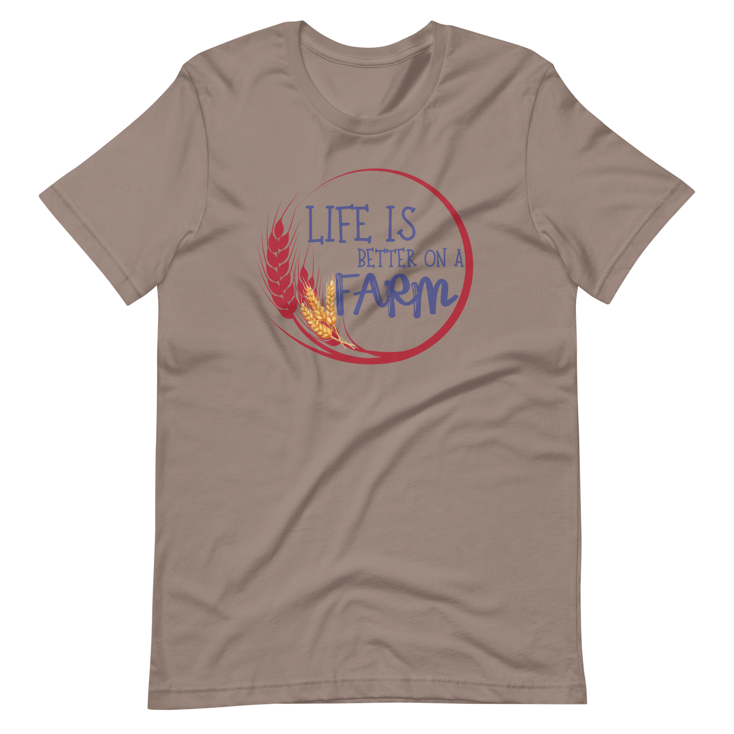 Life on a farm, farm lovers! Unisex t-shirt