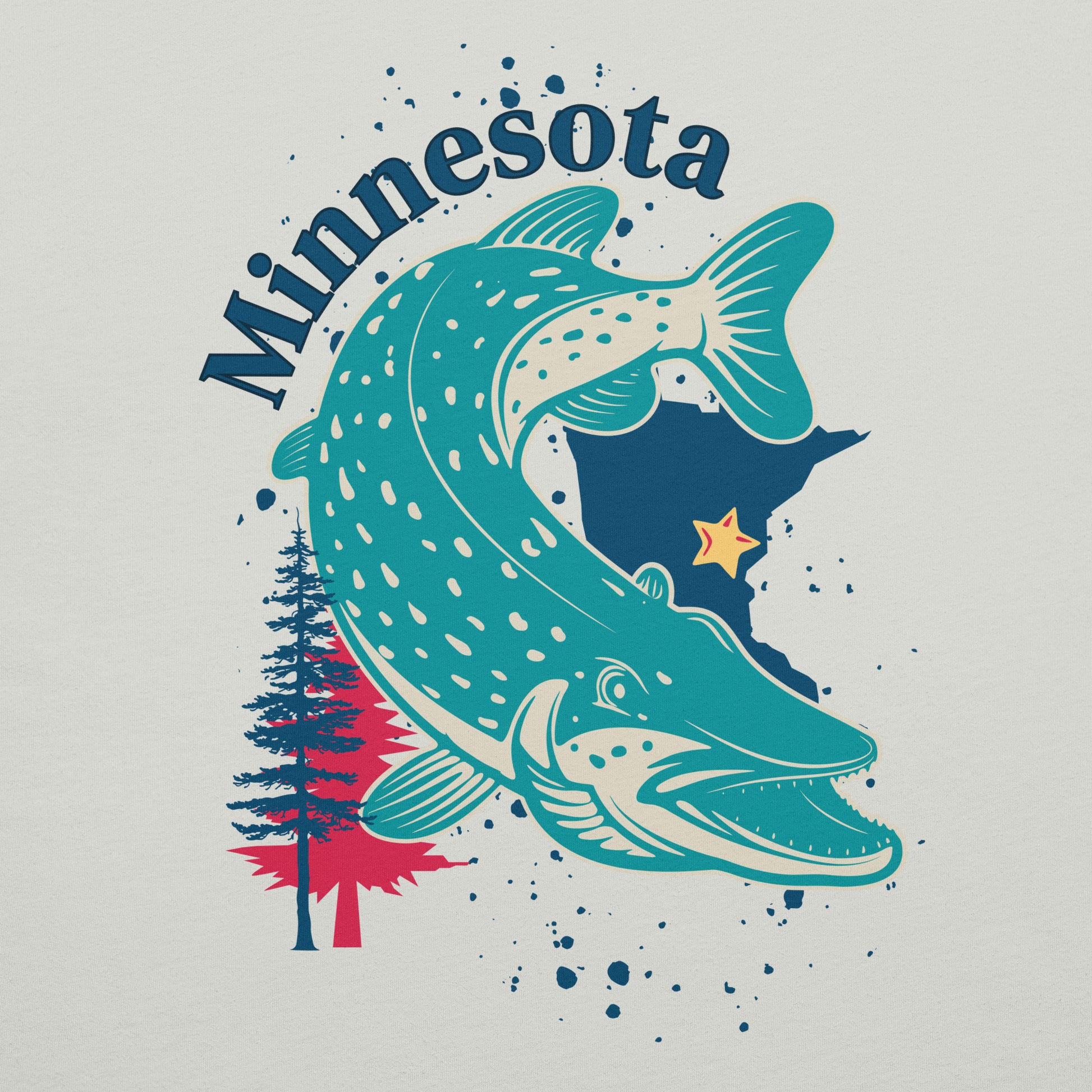 Minnesota Shirt, Lucky Fishing Shirt | Unisex t-shirt