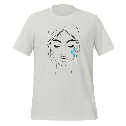 Elegant Girl Embracing Emotion | Unisex T-shirt