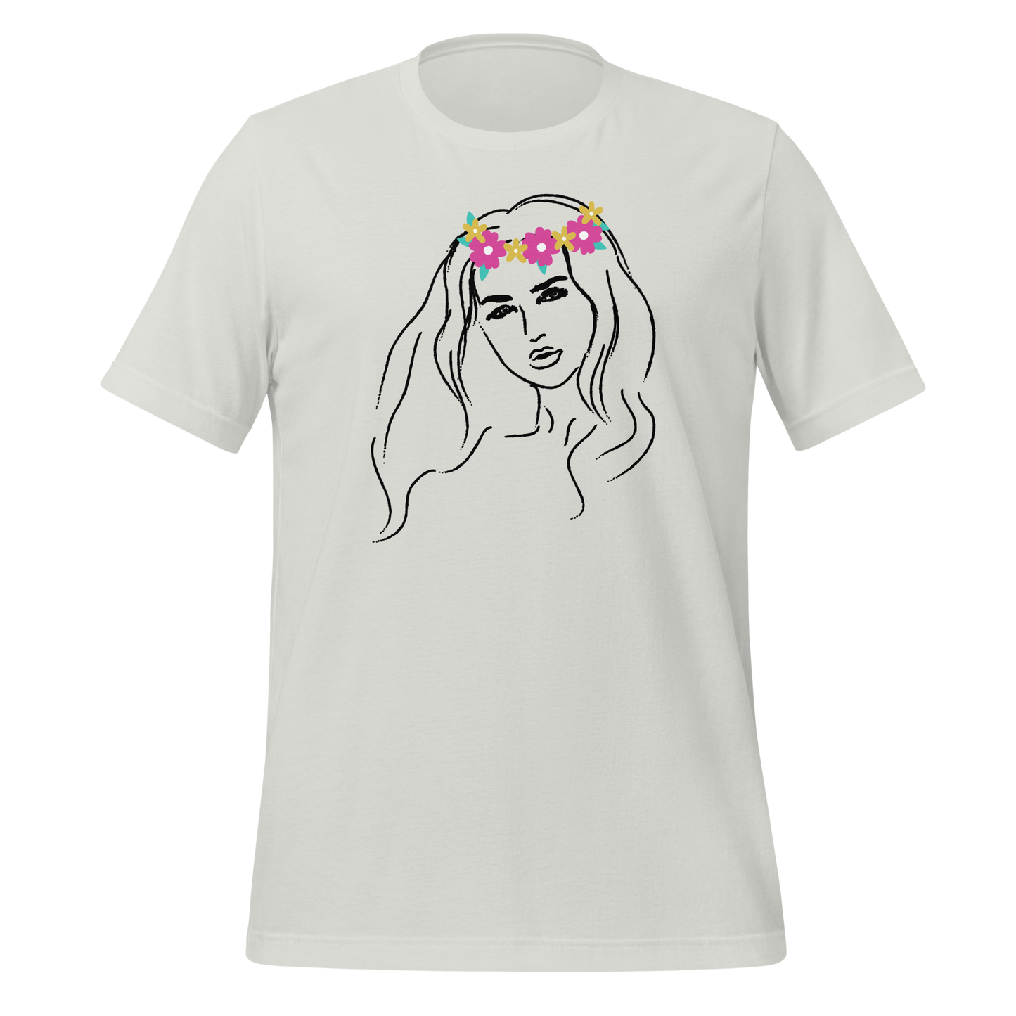 Boho Vibe Girl Shirt Flowers | Unisex t-shirt