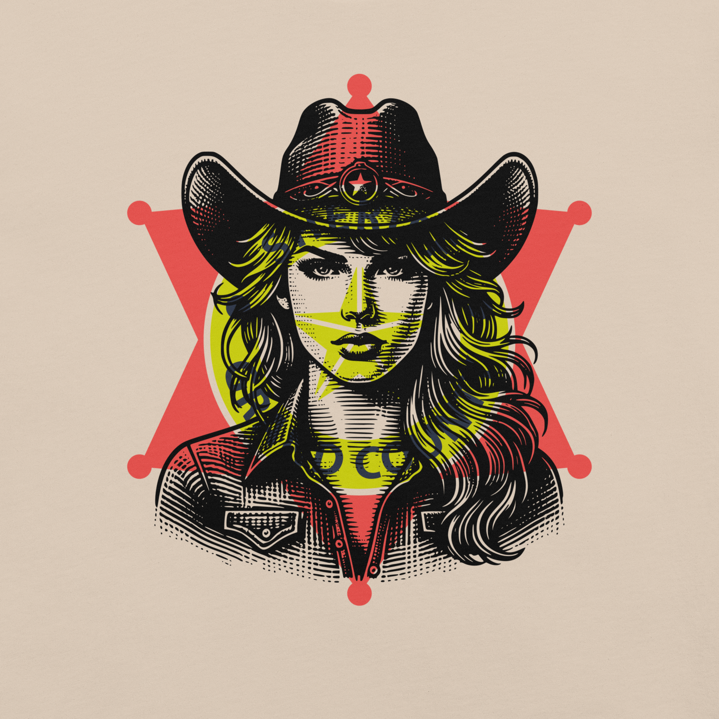 Cowgirl Vintage Shirt Sheriff | Unisex t-shirt