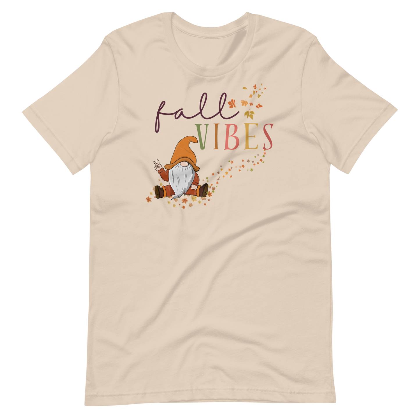 Fall Color Vibes Gnome | Unisex t-shirt