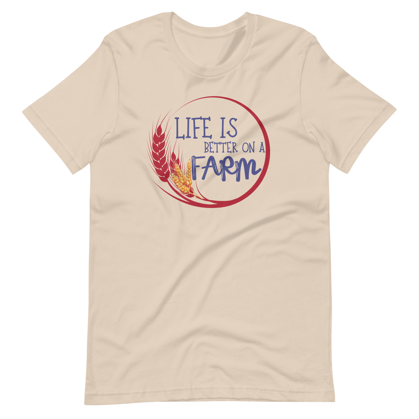 Life on a farm, farm lovers! Unisex t-shirt