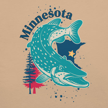 Minnesota Shirt, Lucky Fishing Shirt | Unisex t-shirt