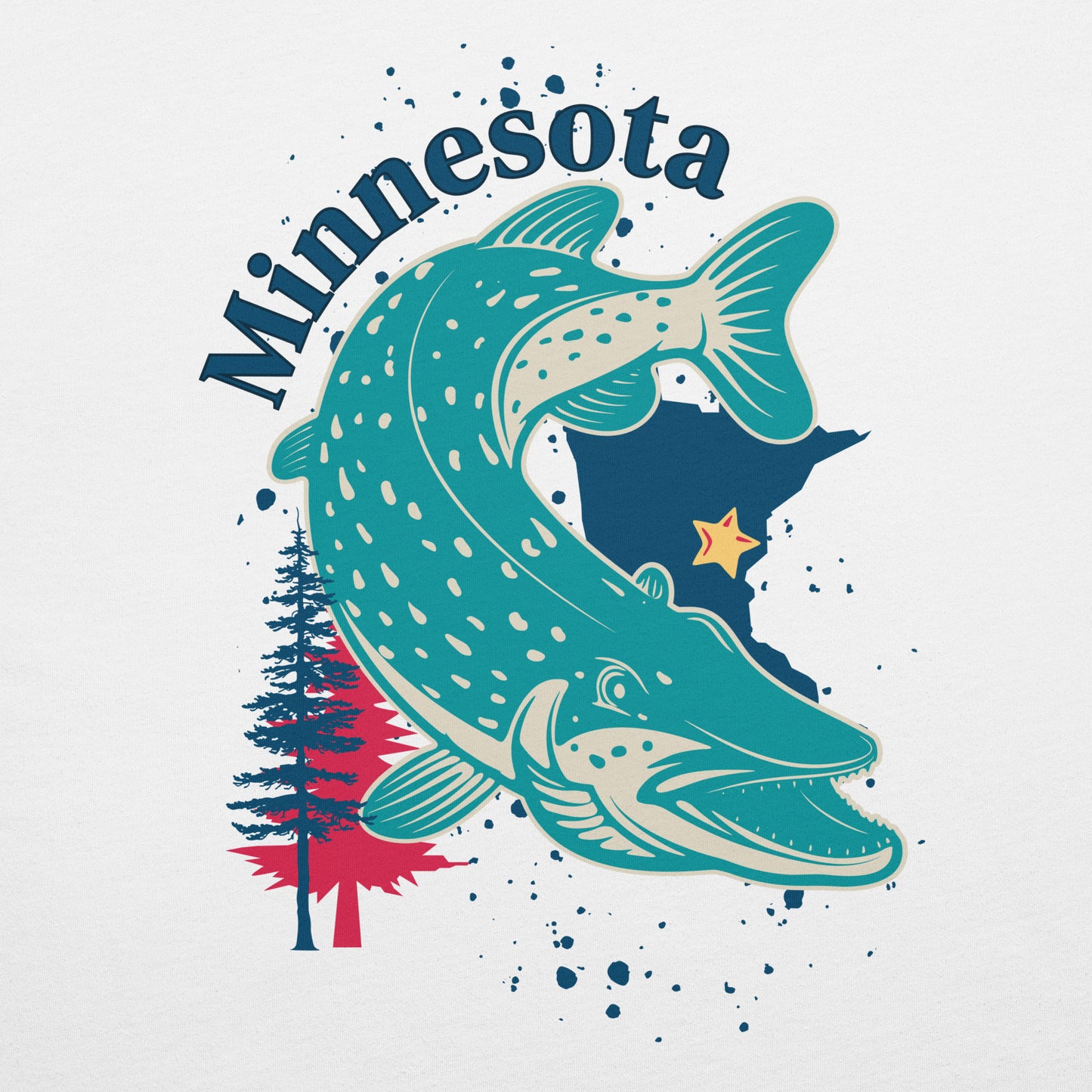 Minnesota Shirt, Lucky Fishing Shirt | Unisex t-shirt