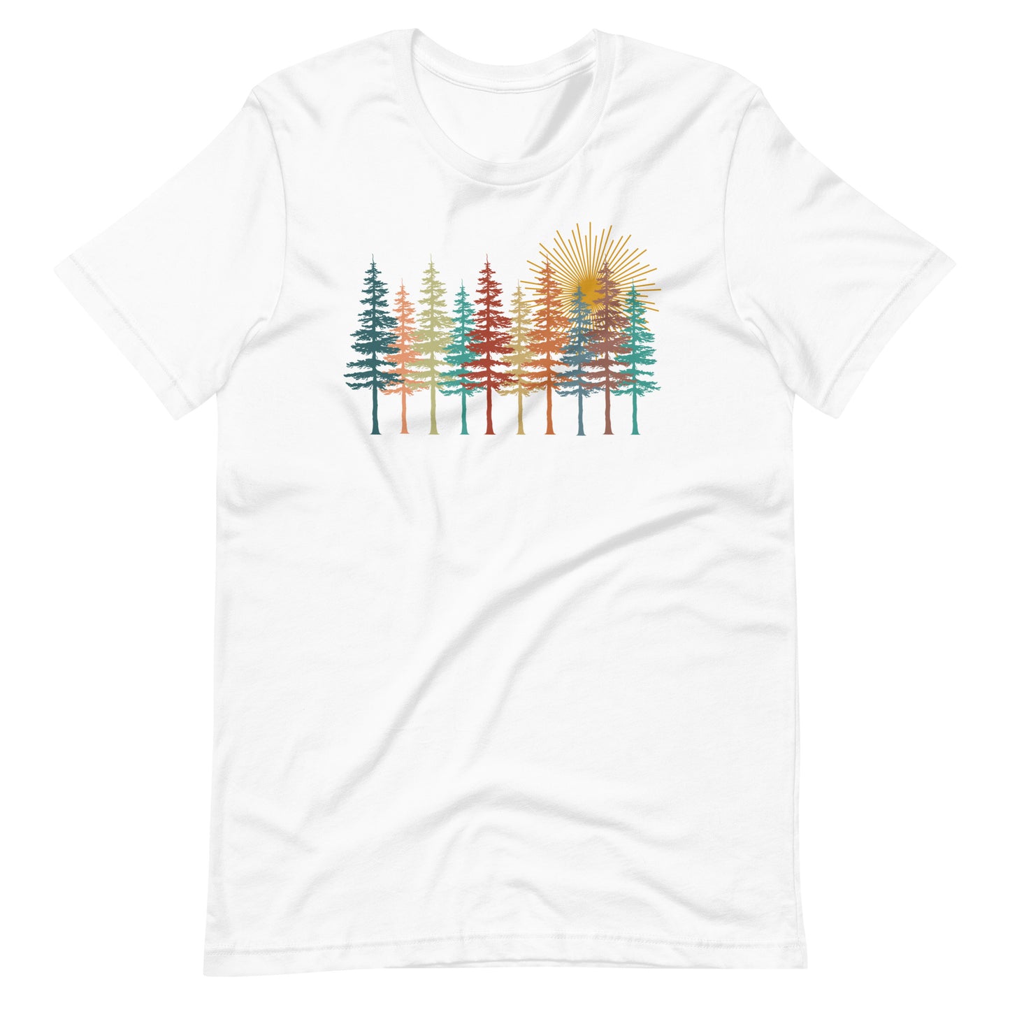 Outdoor Nature Fall Trees Scene Shirt | Unisex t-shirt