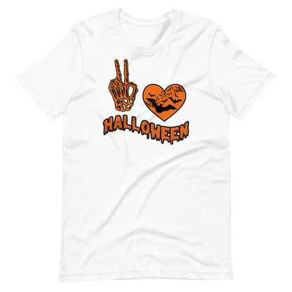 Halloween Shirt, Peace Love Halloween | Unisex t-shirt