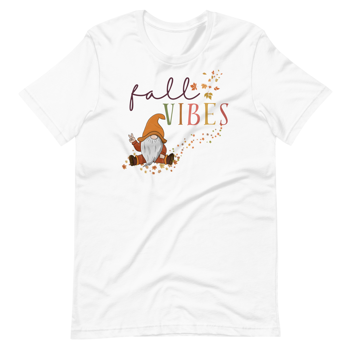 Fall Color Vibes Gnome | Unisex t-shirt