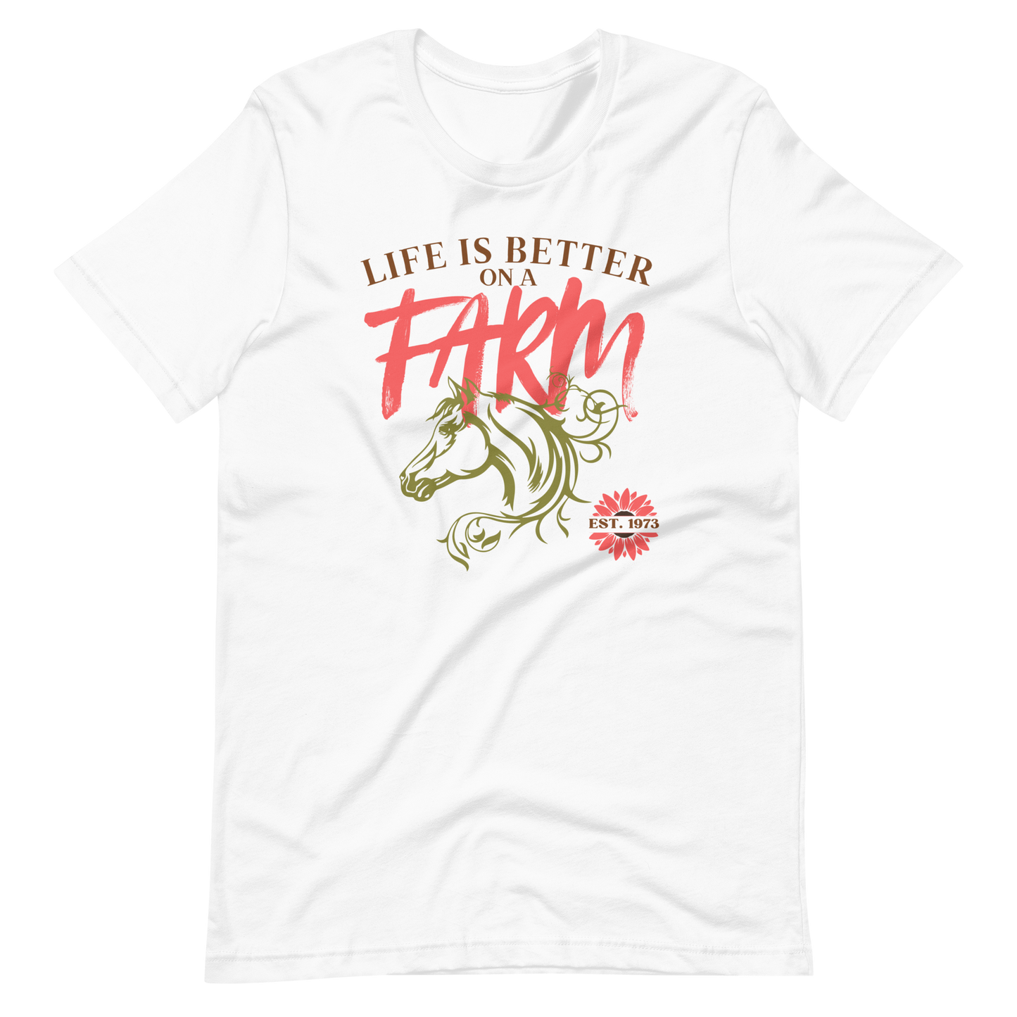 Country Girl Life is Better on a Farm Horse shirt | Unisex t-shirt