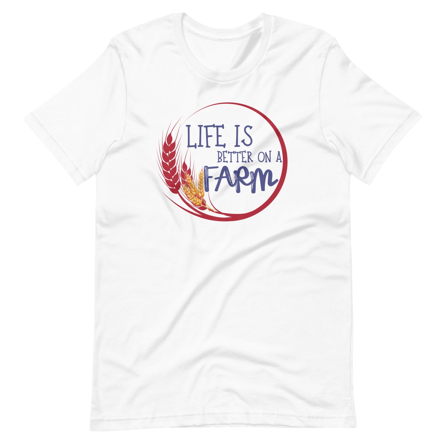 Life on a farm, farm lovers! Unisex t-shirt