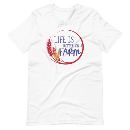 Life on a farm, farm lovers! Unisex t-shirt