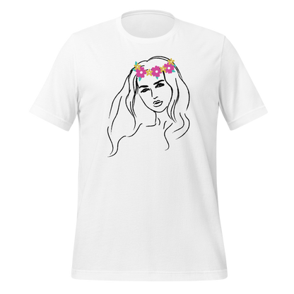 Boho Vibe Girl Shirt Flowers | Unisex t-shirt