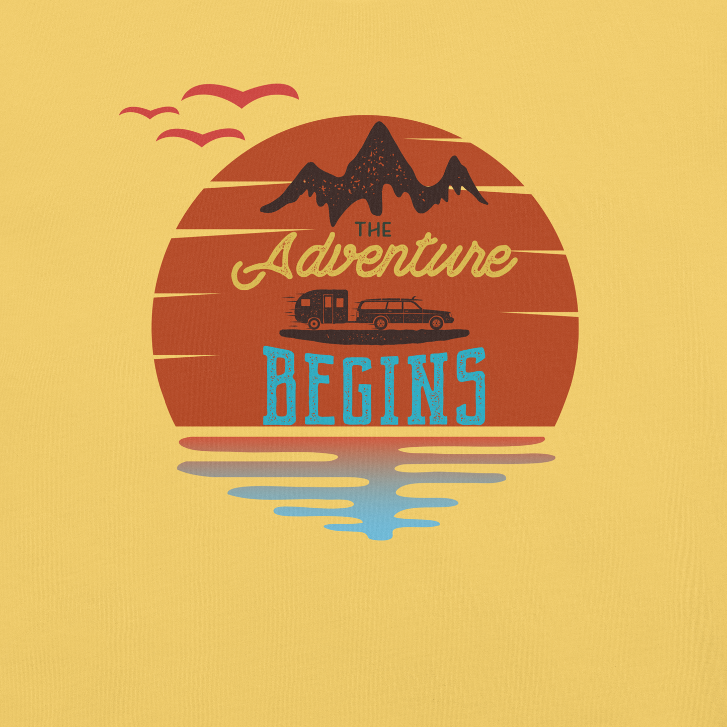 Let the Adventure Begin | Unisex t-shirt.