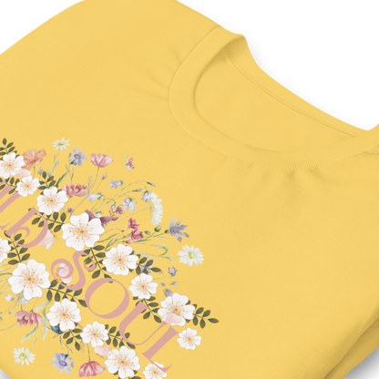 Floral Print Tee for Free Spirits and Wild Souls | Unisex t-shirt